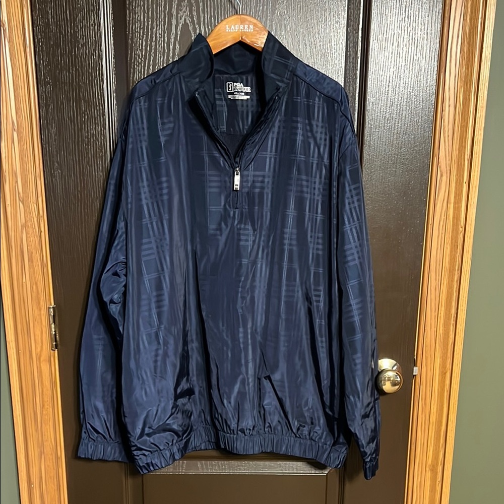 NWOT Navy Windbreaker Jacket
